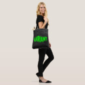 Tote Bag VARIANT Graffiti Green Fourre-tout (Sur le modèle)