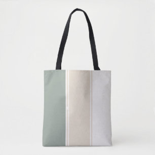 Tote Bag Variation de rayures pastel 2 – Simple et élégant