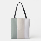 Tote Bag Variation de rayures pastel 2 – Simple et élégant (Dos)