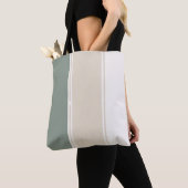 Tote Bag Variation de rayures pastel 2 – Simple et élégant (De près)