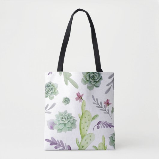 Tote Bag Variété de cactus (Devant)