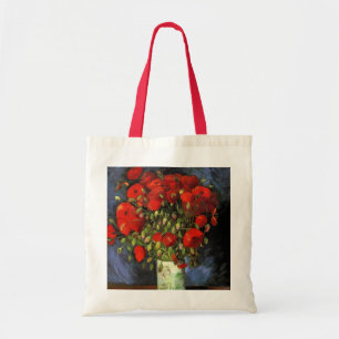 Tote Bag Vase aux Coquelicots Rouges par Vincent van Gogh