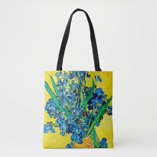 Tote Bag Vase avec des iris, Van Gogh (Devant)