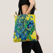 Tote Bag Vase avec des iris, Van Gogh (De près)