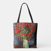 Tote Bag Vase avec des papillons rouges | Vincent van Gogh (Dos)