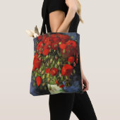 Tote Bag Vase avec des pavots rouges par Vincent van Gogh (De près)