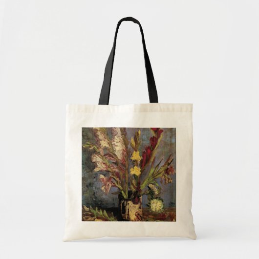 Tote Bag Vase avec Gladioli par Vincent van Gogh (Devant)