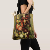 Tote Bag Vase avec Hollyhocks par Vincent van Gogh (De près)