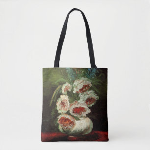 Tote Bag Vase avec pivoines par Vincent van Gogh