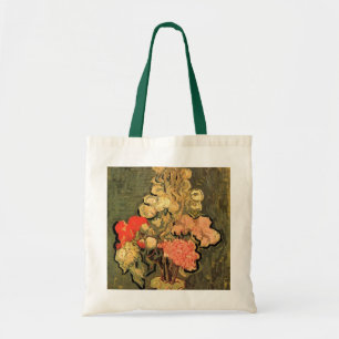 Tote Bag Vase avec Rose Mallows par Vincent van Gogh
