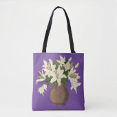Tote Bag Vase de fleurs (Devant)