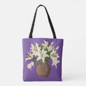 Tote Bag Vase de fleurs (Dos)