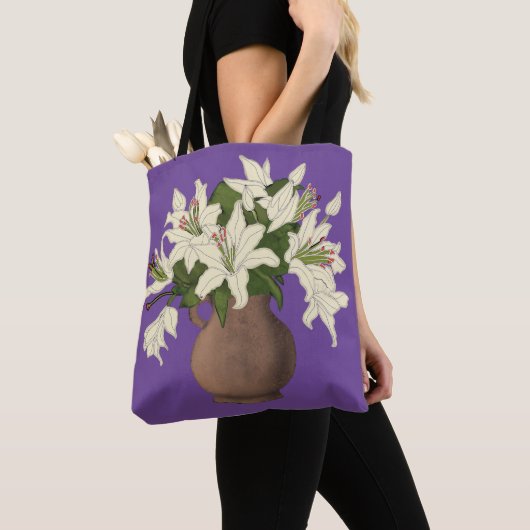 Tote Bag Vase de fleurs (De près)