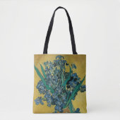 Tote Bag Vase de fleurs avec iris de Vincent van Gogh (Devant)