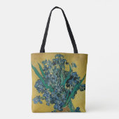 Tote Bag Vase de fleurs avec iris de Vincent van Gogh (Dos)