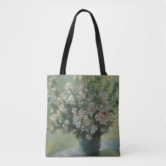 Tote Bag Vase de fleurs par Claude Monet (Devant)