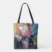 Tote Bag Vase de fleurs, Redon (Dos)