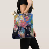 Tote Bag Vase de fleurs, Redon (De près)