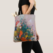 Tote Bag Vase de fleurs, Redon (De près)