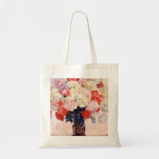 Tote Bag Vase De Peonies Par Claude Monet (Devant)