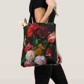 Tote Bag Vase de verre avec des fleurs (De près)