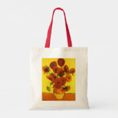 Tote Bag Vase Still Life avec 15 tournesols Vincent van Gog (Dos)