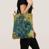 Tote Bag Vase Still Life avec Irises par Vincent van Gogh (De près)