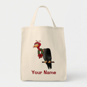 Tote Bag Vautour de bande dessinée de Noël