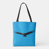 Tote Bag Vautour noir (Dos)