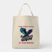Tote Bag Vautour, symbole de résilience et de renouveau (Dos)