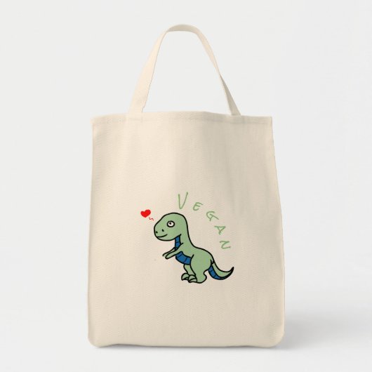 Tote Bag Vegan Dinosaur Genre Dino Aimer Animaux (Devant)