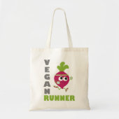 Tote Bag Vegan Runner - Beet (Devant)