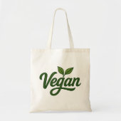 Tote Bag Vegan vert (Devant)