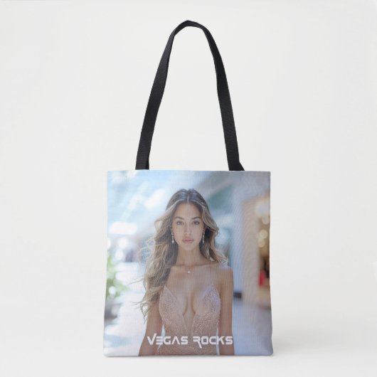 TOTE BAG VEGAS ROCKEUSE (Devant)
