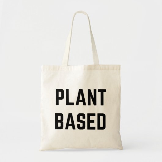 Tote Bag Végétalien à base de plantes (Devant)