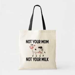 Tote Bag Végétan amusant, vaches végétariennes / Citati
