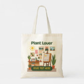 Tote Bag Végétation personnalisée et conception d'espace de (Dos)