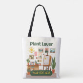Tote Bag Végétation personnalisée et conception d'espace de (Dos)