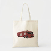 Tote Bag Véhicule de commandement de science-fiction rouge (Devant)