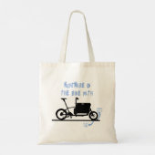 Tote Bag vélo à cargaison cauchemar, Cargo e-bike nightmare (Dos)