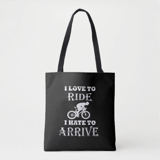 Tote Bag Vélo amusant (Devant)