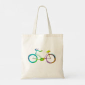 Tote Bag Vélo aquarelle (Dos)