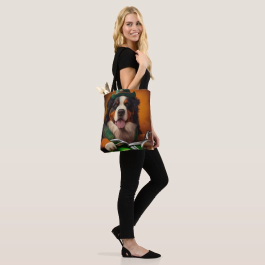 Tote Bag Vélo de randonnée bernois Saint-Patrick (Sur le modèle)