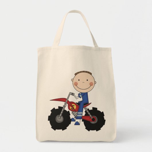 Tote Bag Vélo de saleté - T-shirts et cadeaux de garçon (Devant)