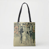 Tote Bag Vélo neuf mariée et mariée Mariage victorienne (Devant)