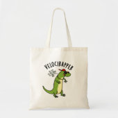 Tote Bag Veloci-rapper Dinosaure Drôle (Devant)