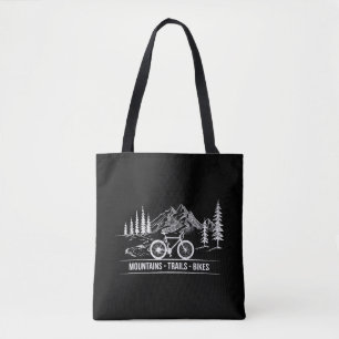 Tote Bag Vélos Mountain Trail - Vélo cycliste Rider