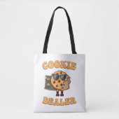 Tote Bag Vendeur de biscuits drôle de cuisson (Devant)