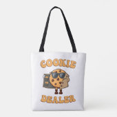 Tote Bag Vendeur de biscuits drôle de cuisson (Dos)