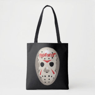 Tote Bag Vendredi 13   Graphique de masque de hockey